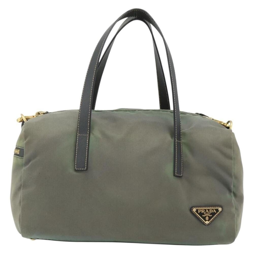 Prada Nylon Shoulder Bag Green